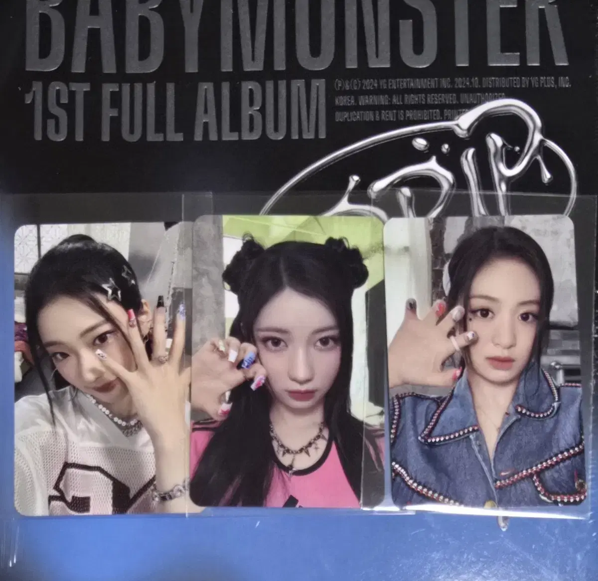 베이비몬스터 BABYMONSTER 메이크스타 특전 포카 베몬 DRIP